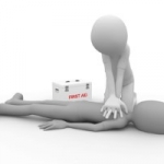 3d man doing CPR